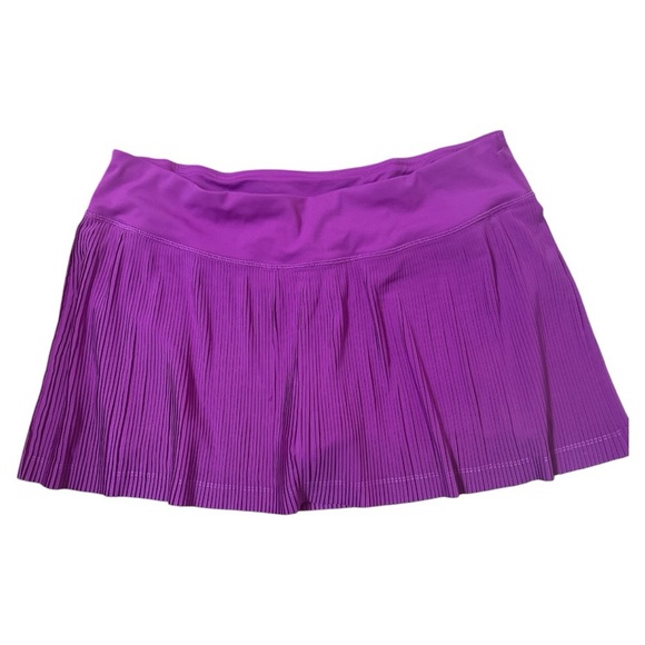 lululemon athletica Dresses & Skirts - Lululemon Pleat To Street Tennis Skirt Purple Size 10